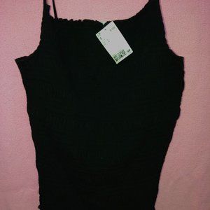 Black Stretchy Lettuce Top